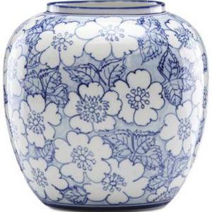 Lenox - Painted Indigo Floral Round Vase