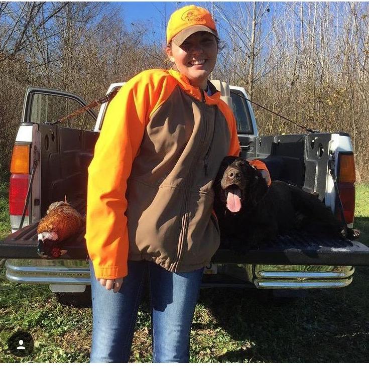 The first time Gabe took Lindsey hunting. -November 2016