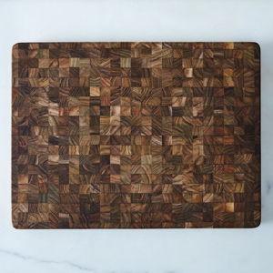 Teakhaus Teak End Grain Cutting Board, Square & Large