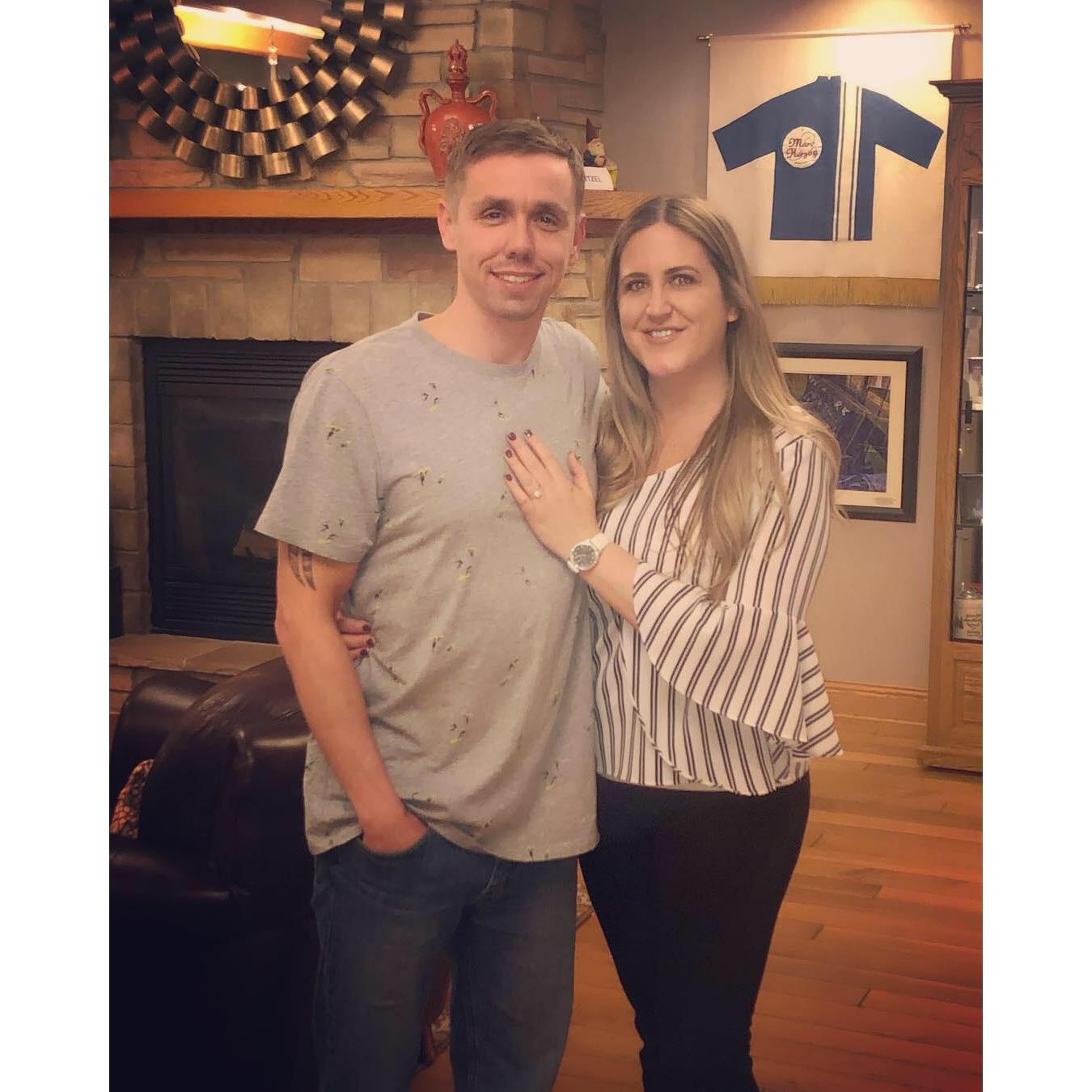 After he asked and i said YES!