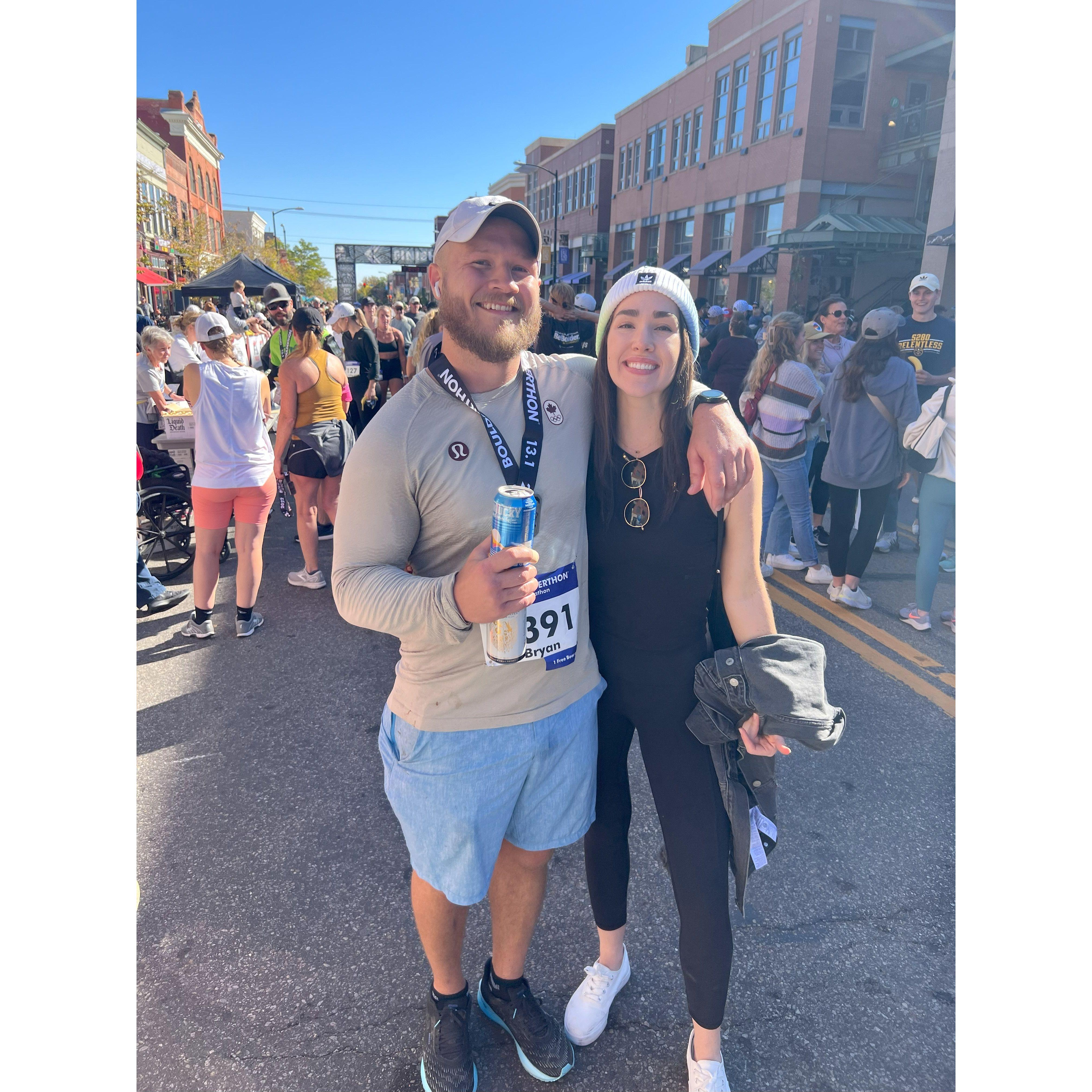 We all know who the more athletic one is in this relationship...