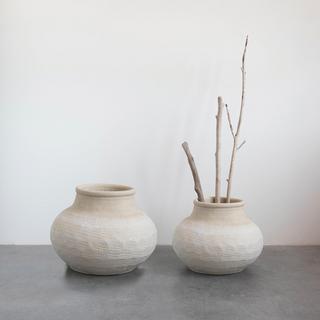 Whitewash Terracotta Planter