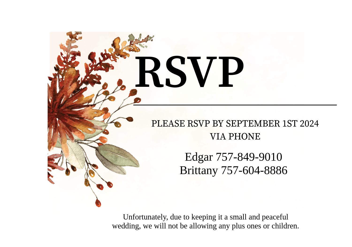 The Wedding Website of Brittany Rinker and Edgar Trull