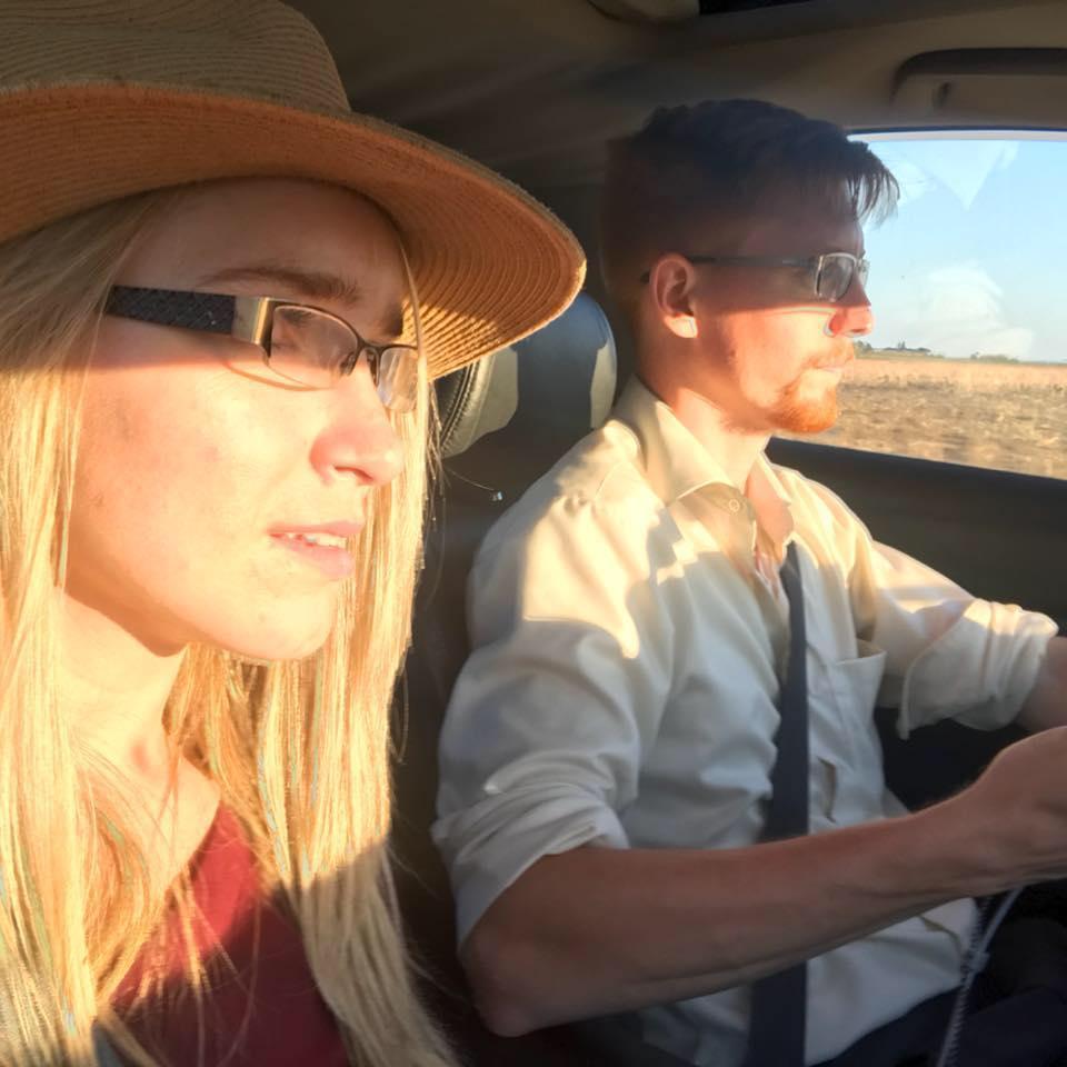 Working as a team to film a wedding!