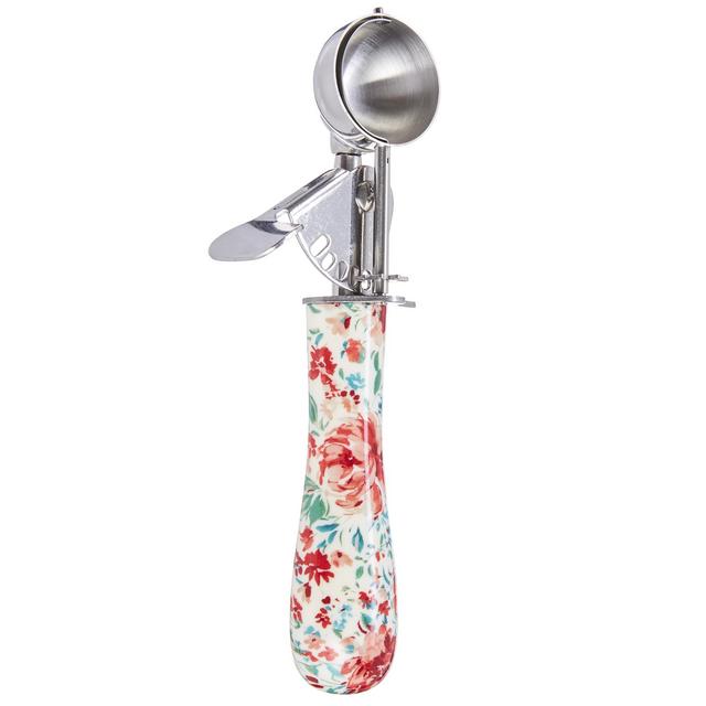 Pioneer Woman Stainless Steel Cookie Dropper 2.75 inch Diameter With Decorative