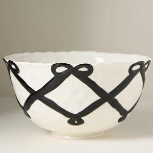 Benedita Bow Ceramic Stoneware Serve Bowl