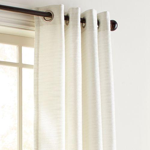 Audrey Shimmer Pearl Grommet Curtains