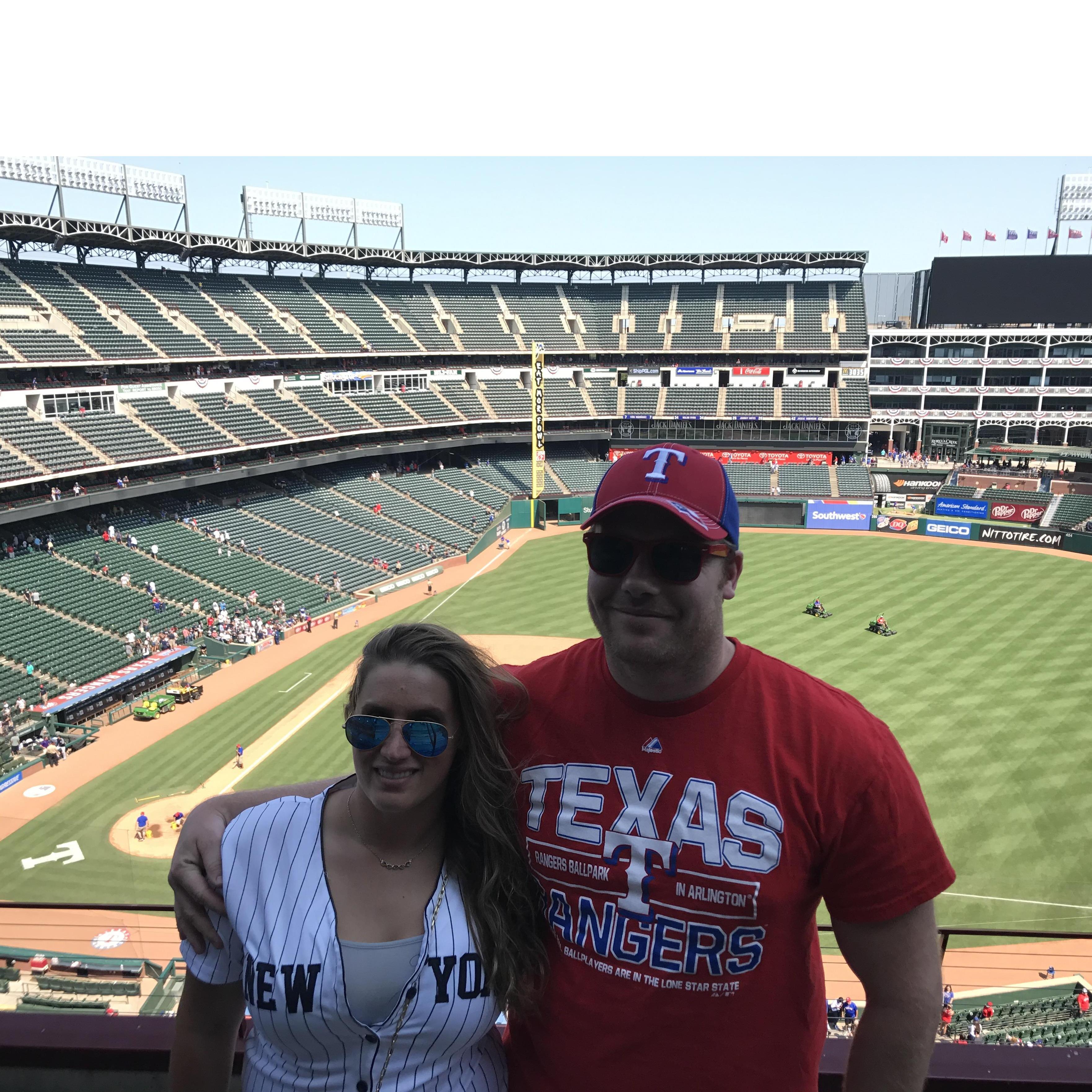 New York Yankees vs Texas Rangers, 2017