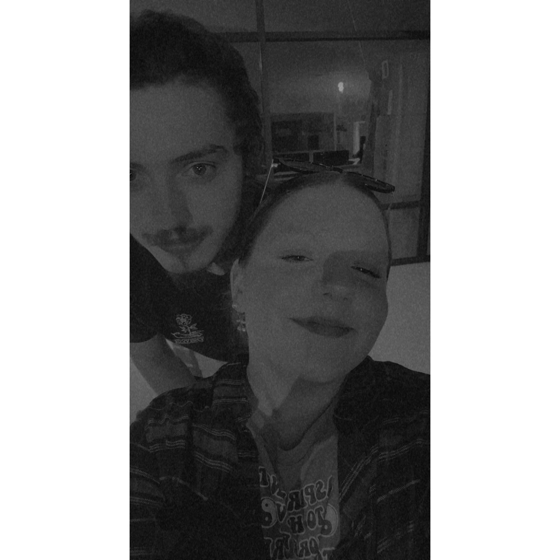 Here's proof of our first date... it was so awkward