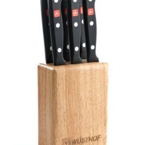 Wüsthof - Gourmet 7-Piece Steak Block Set
