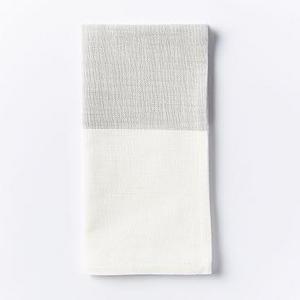 Center Stripe Woven Napkin, Set of 4, Platinum