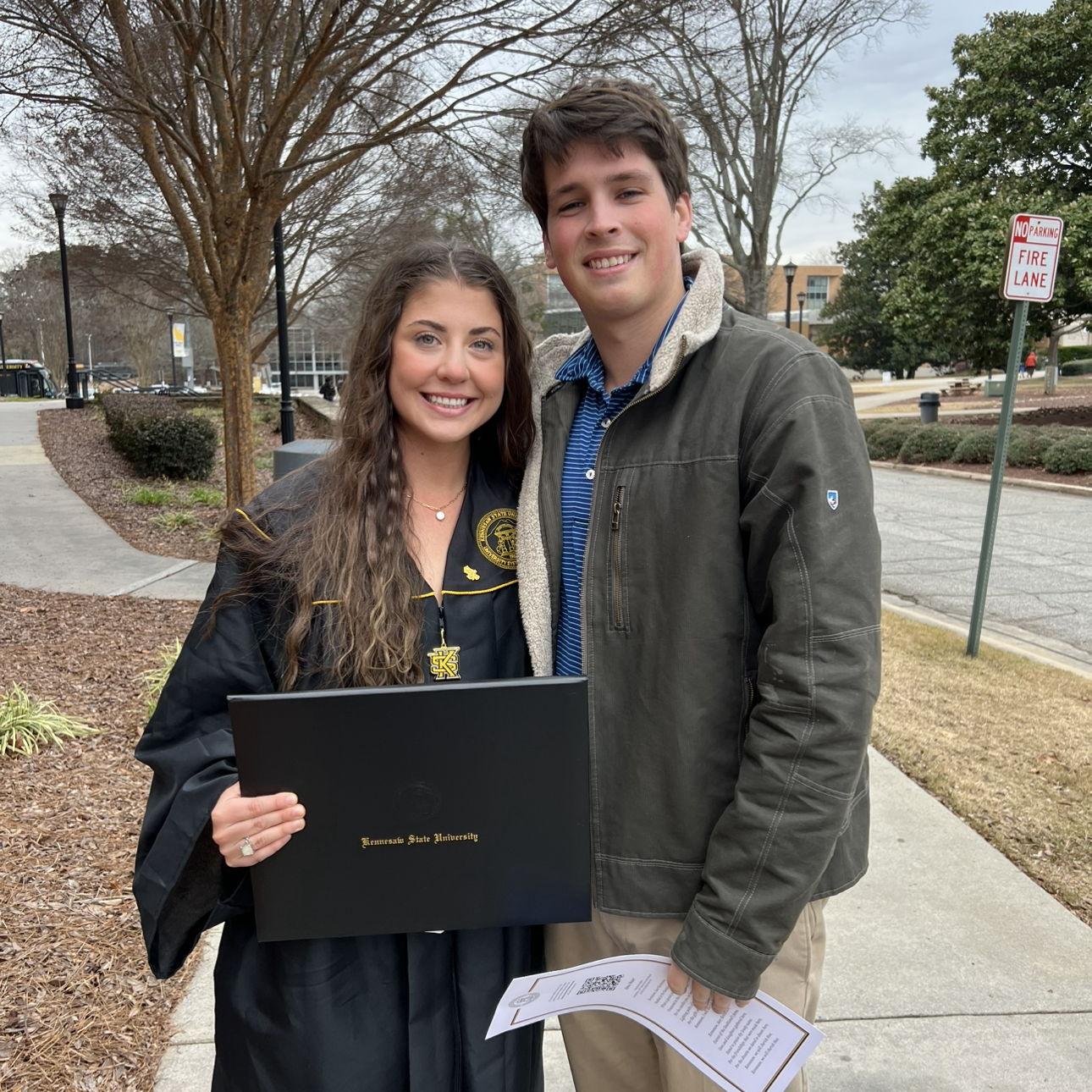 Maggie's graduation at Kennesaw State University 2022