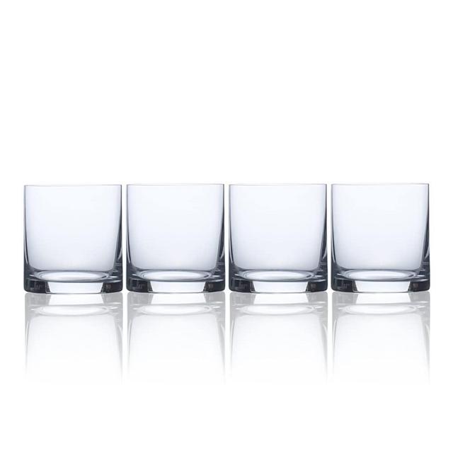 Mikasa, 15 oz, Clear Julie Double Old Fashioned Drinking Glass, 15-Ounce, Set Of 4