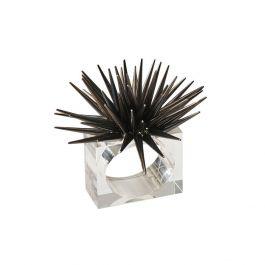 Astrid Napkin Ring in Gunmetal
