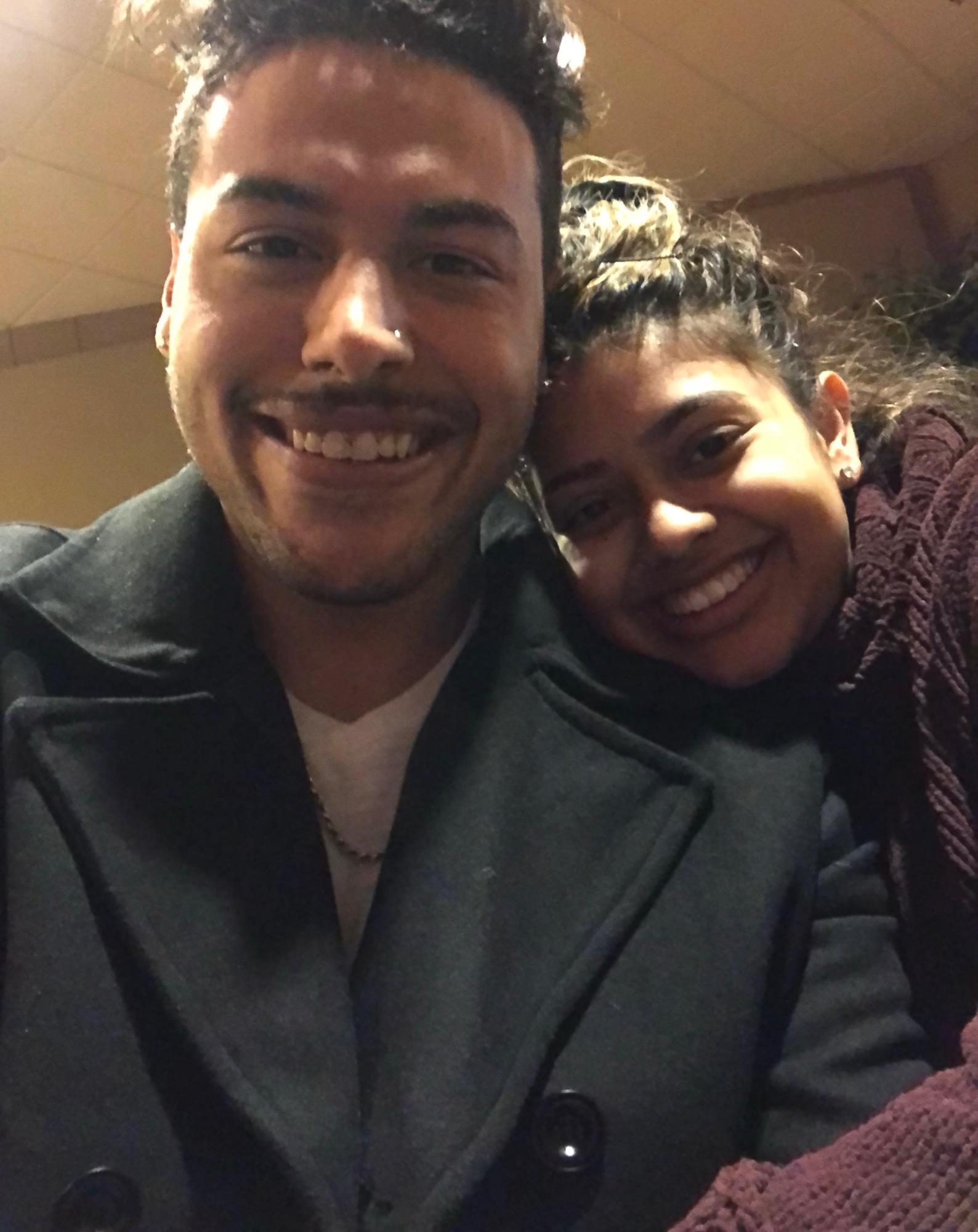 First Sunday Church service together.