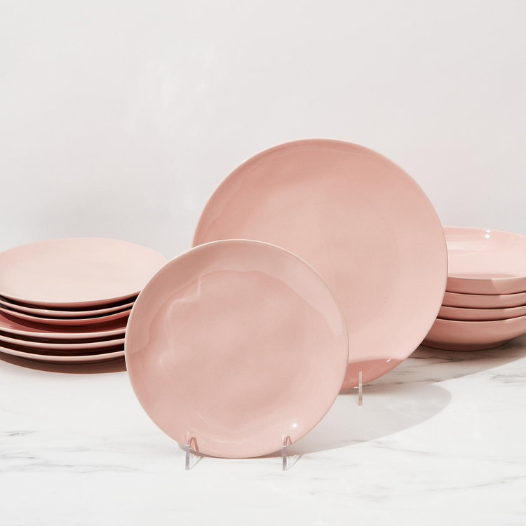 Willow Park, Lawson Organic 12-Piece Dinnerware Set with Pasta