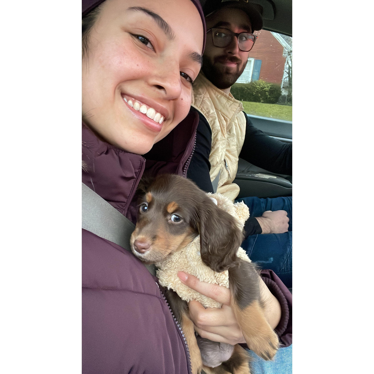 The day we adopted "Mocca", our second fur baby. 12/05/2021