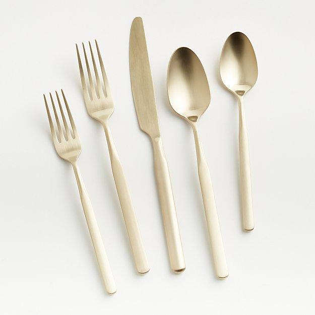 Diem Champagne Flatware 20 Piece Set