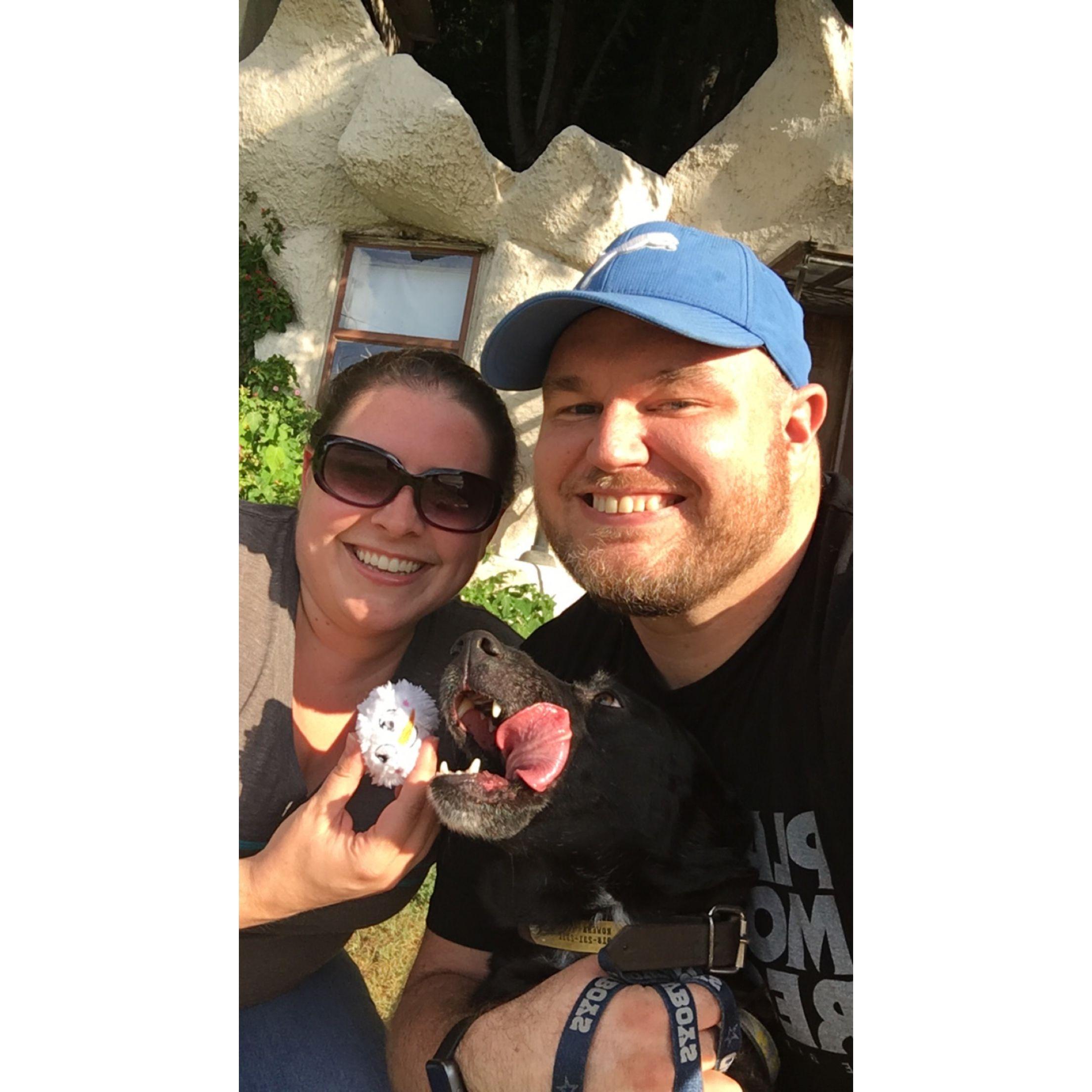 Rowena helped us on this scavenger hunt around Tulsa.  We didn't place last! Barely...