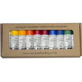 Michael Harding Artists' Oil Color Plein Air Master Set of 10, 40 ml tubes