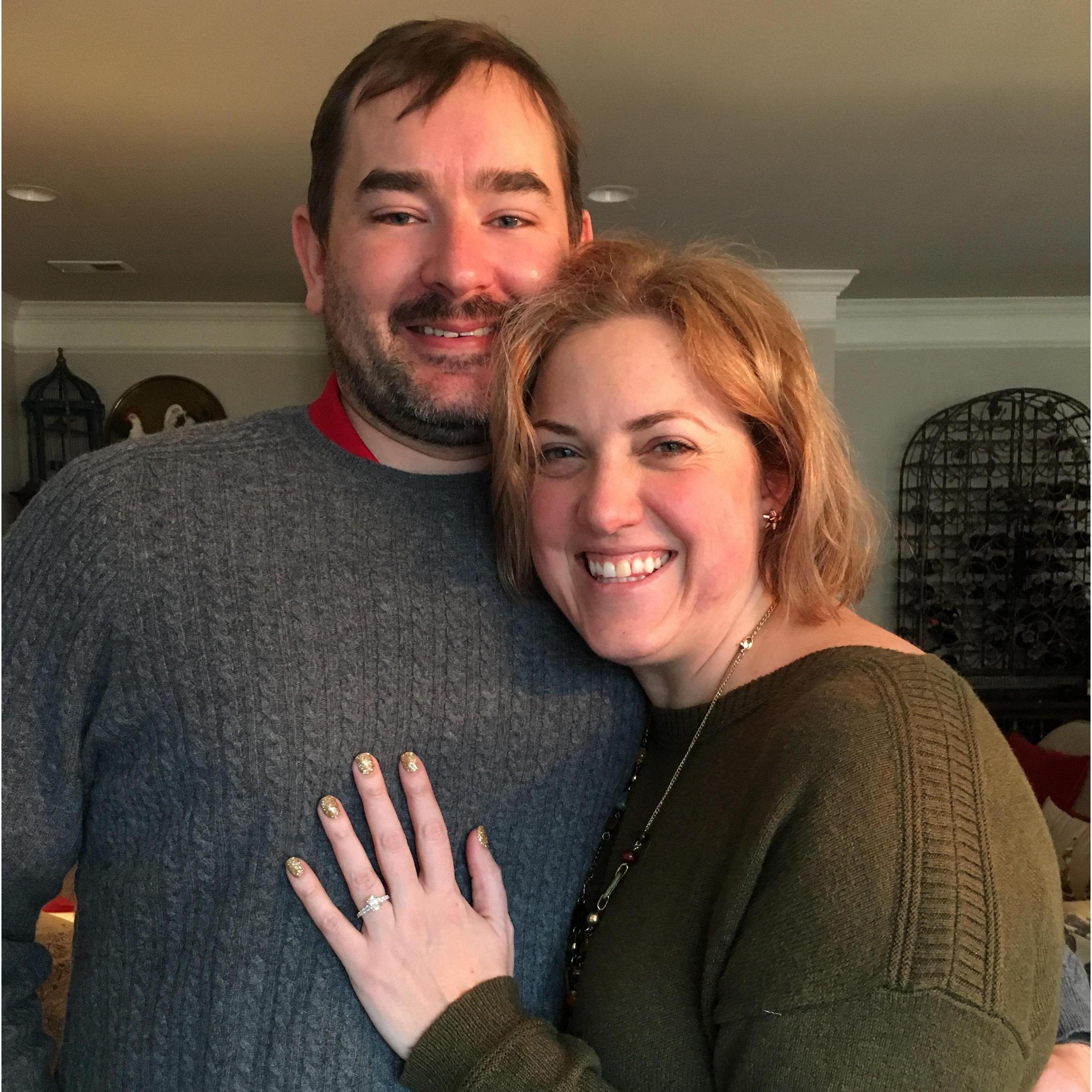 Christmas Day 2018 right after Albert purposed