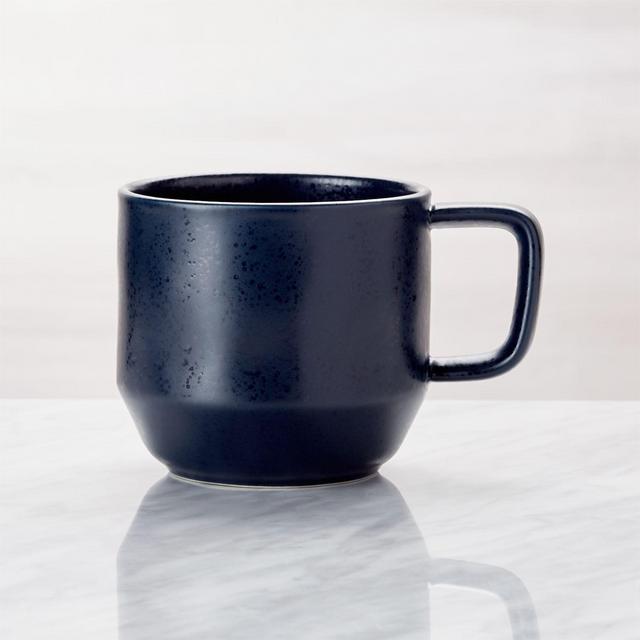 Visto Navy Stoneware Mug