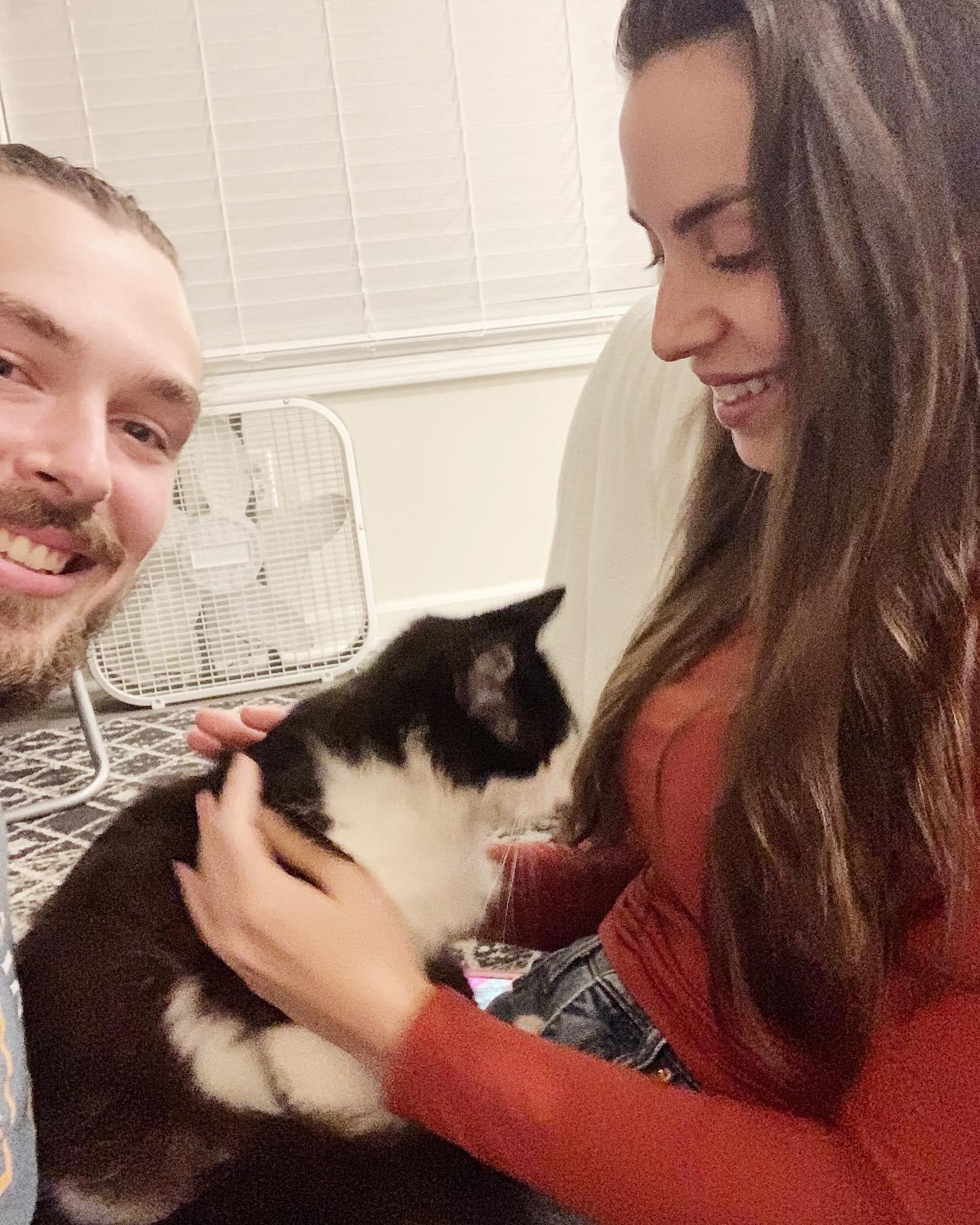 The night I brought Harper home from the streets in Macon!