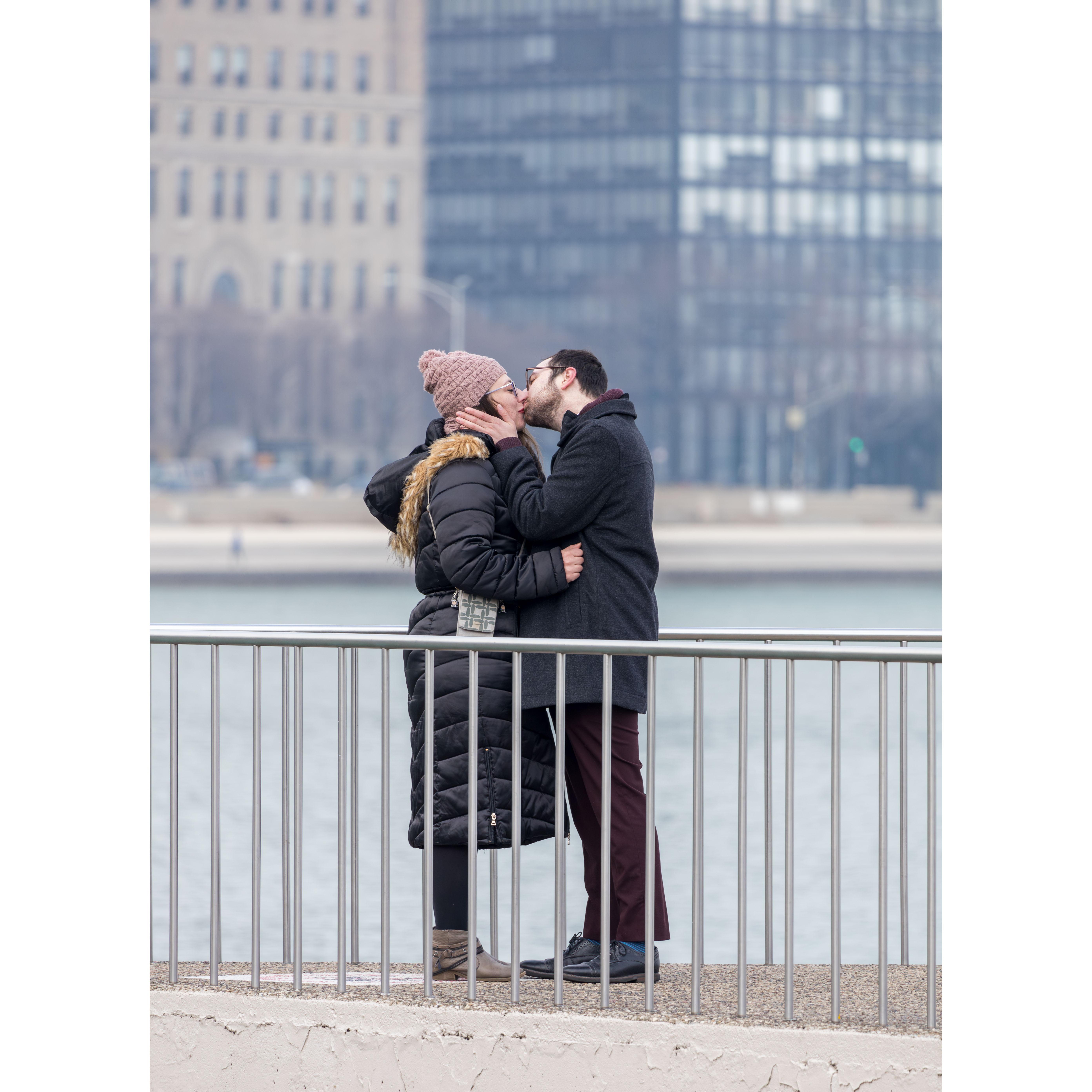 Navy Pier Engagement Shoot, 12/30/23 @neveradullmomentphoto