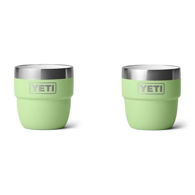 YETI Rambler 4 oz Stackable Cup, Stainless Steel, Vacuum Insulated Espresso/Coffee Cup, 2 Pack