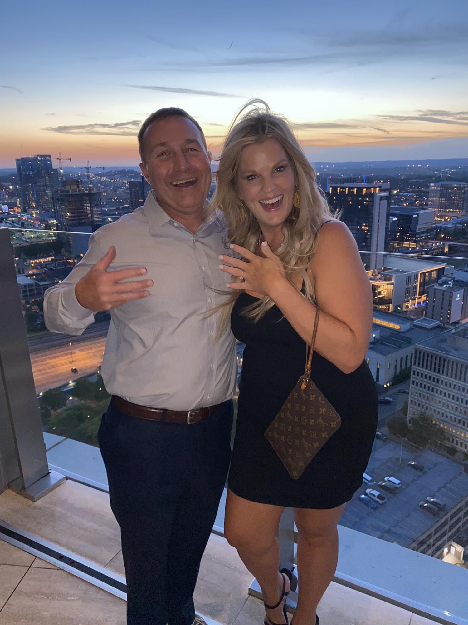 Nashville- right after we got engaged!!