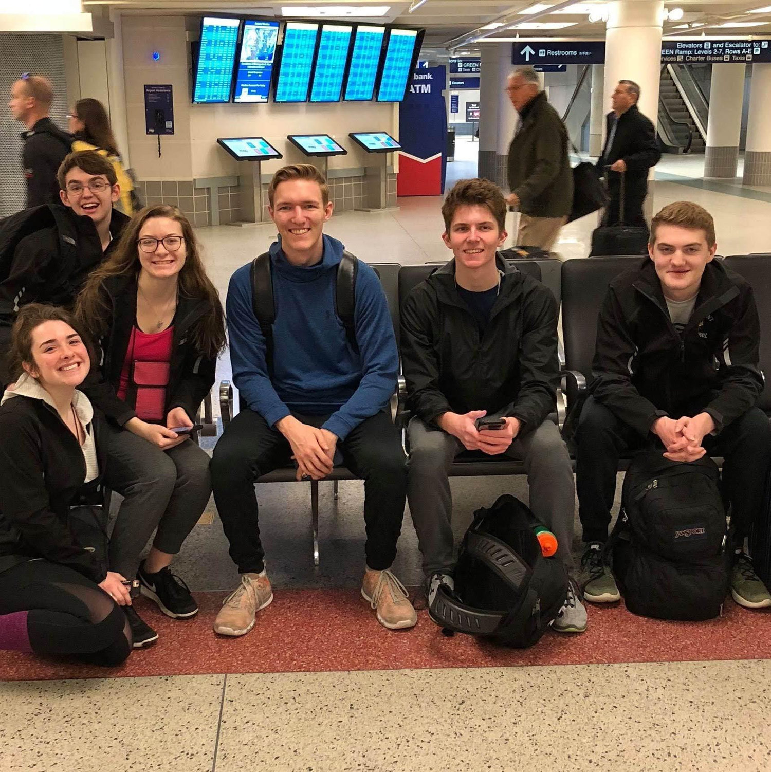 March 2018: This was taken at the beginning of Autumn and Jake's high-school Italy trip. They were in the same tour group so they got to explore Italy together! Though weren't dating at the time
