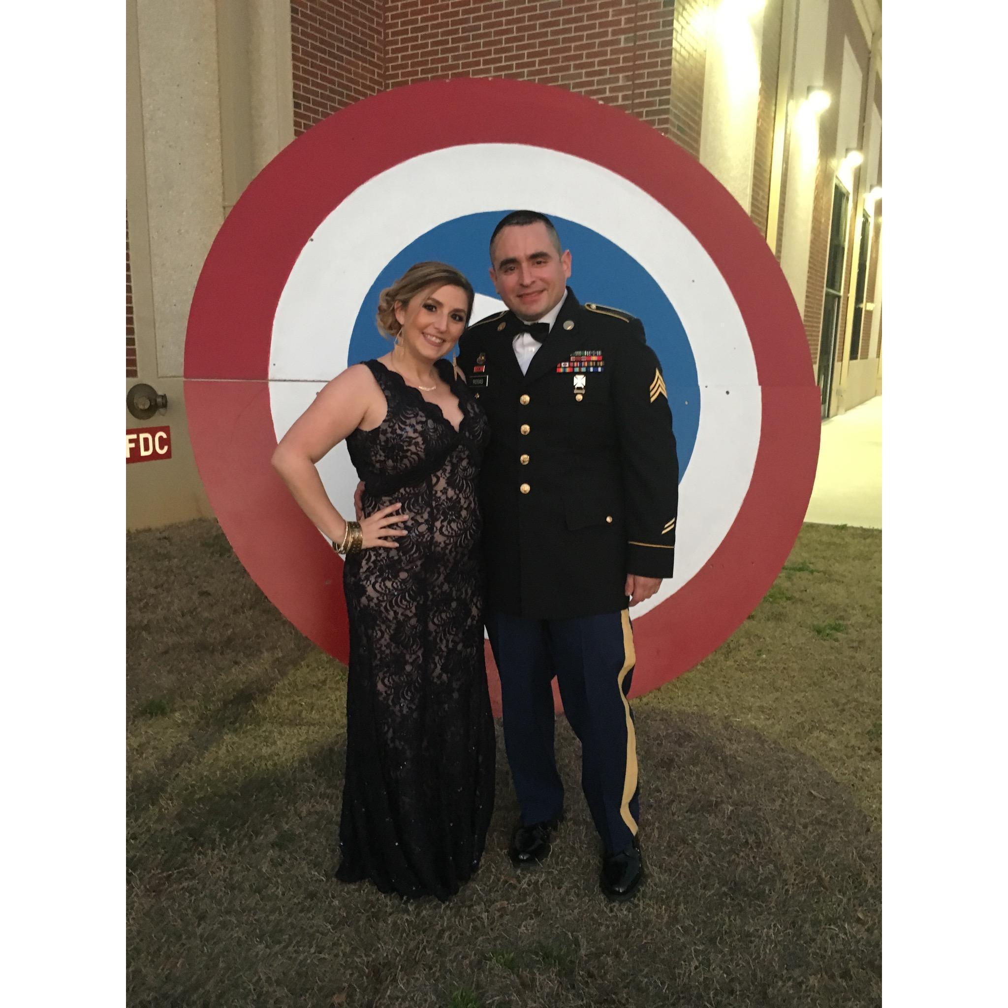 Their First Army Ball