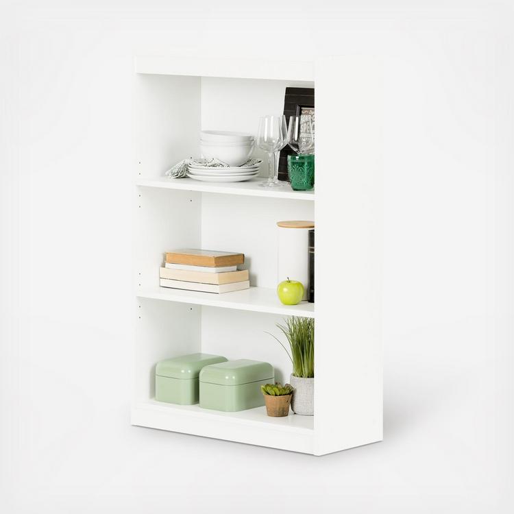 South Shore Furniture, Axess 3-Shelf Bookcase | Zola