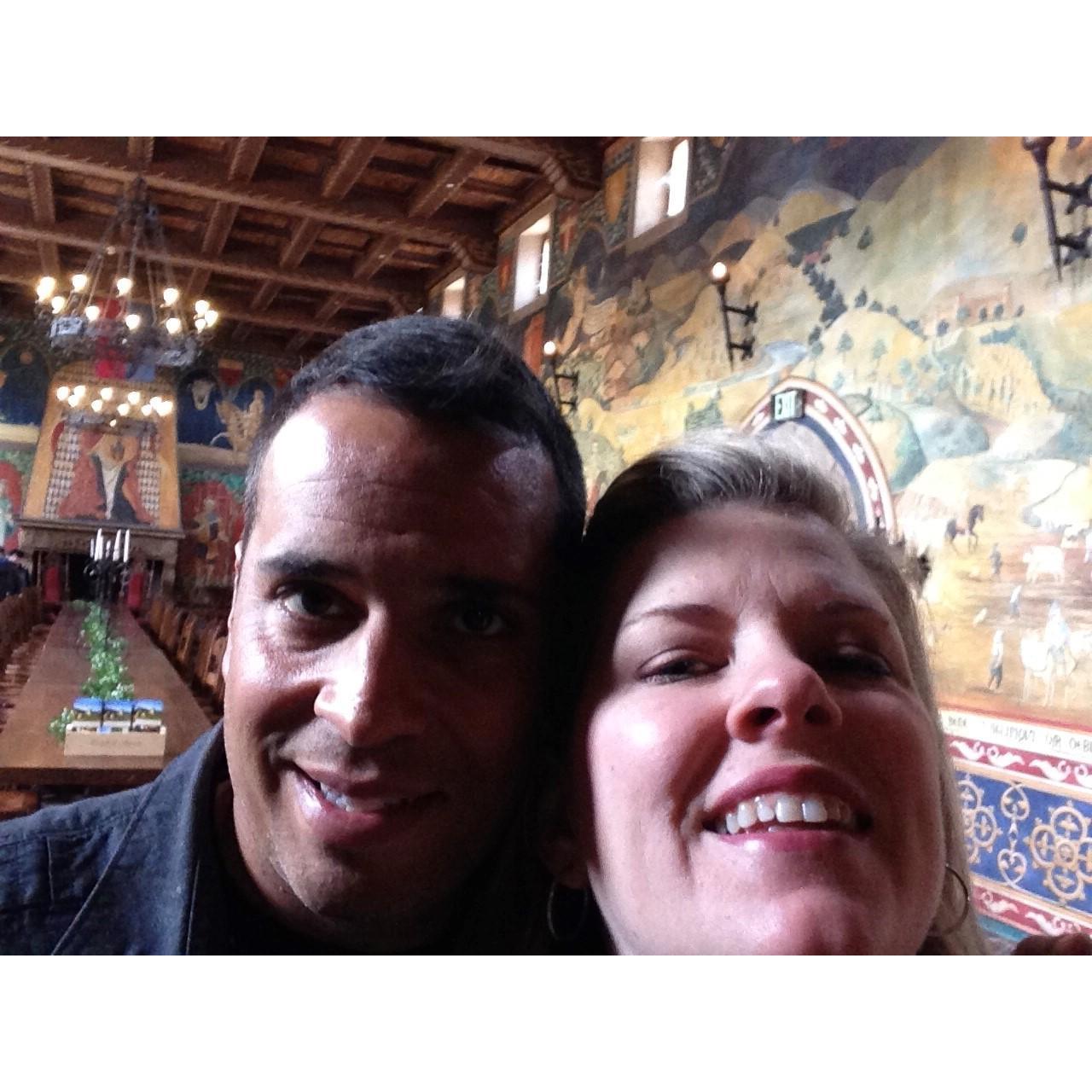 At Castello di Amorosa in Calistoga- a must visit!