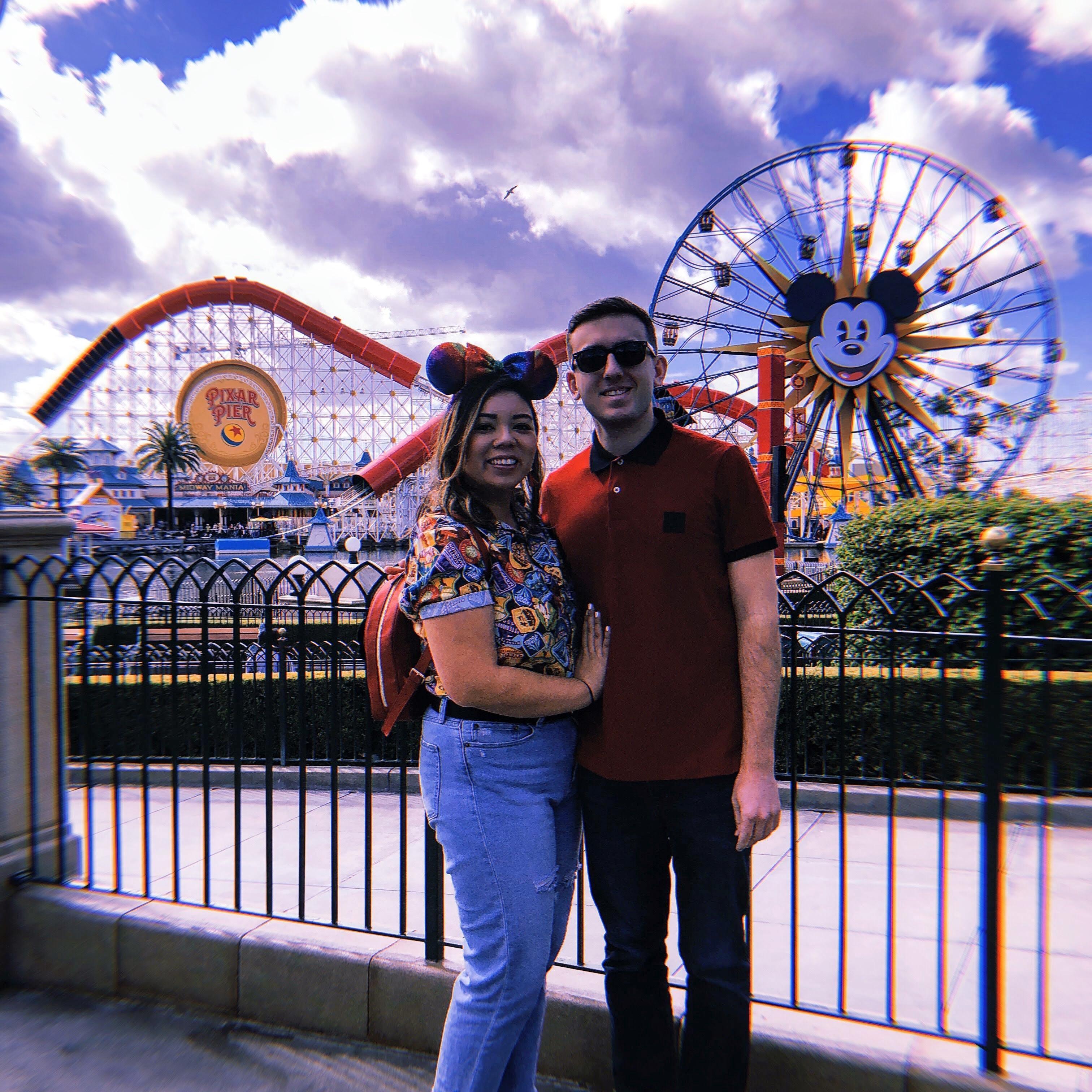 Our first trip to Disneyland together.
