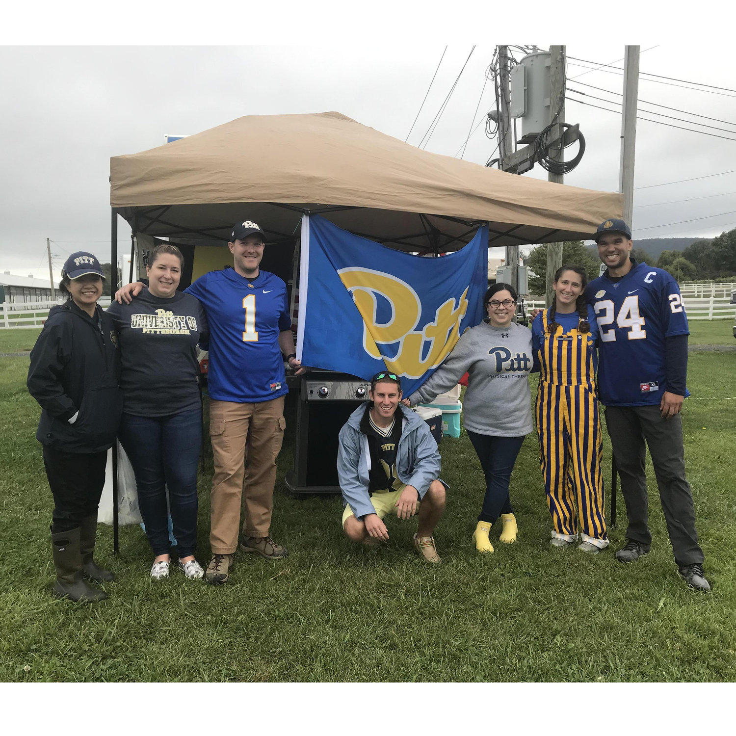 Tailgating with friends