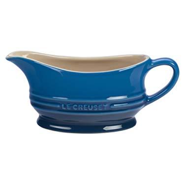 Le Creuset PG9700-1259 Stoneware Gravy Boat, 12-Ounce, Marseille