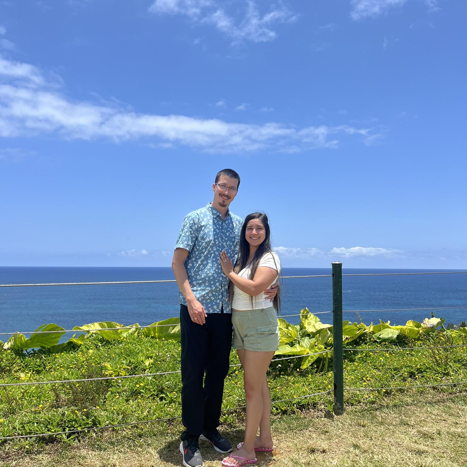 Keith purposed!
Kauai , Hawaii