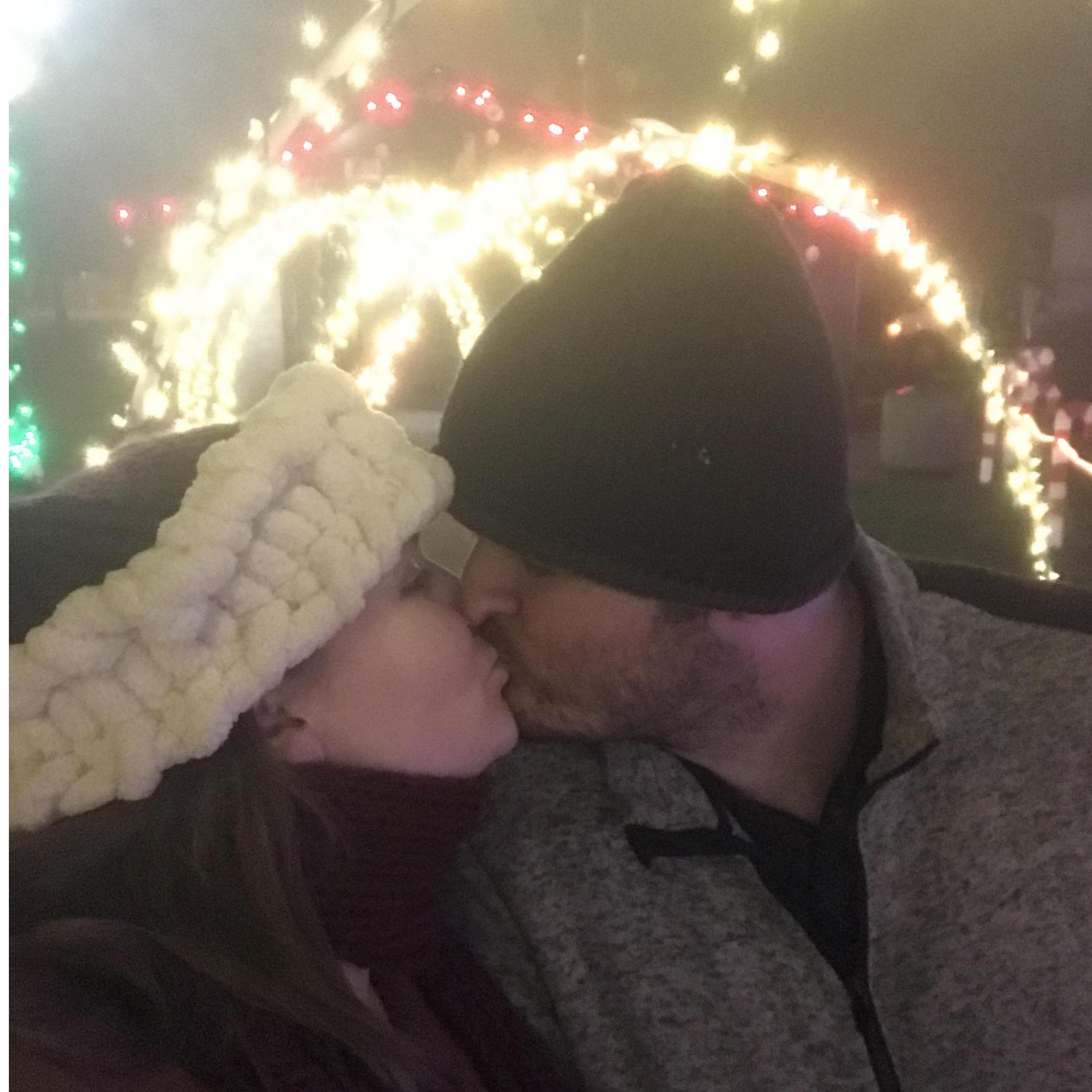 I love Christmas lights, so Richard took me to the park in Lebanon to enjoy them.