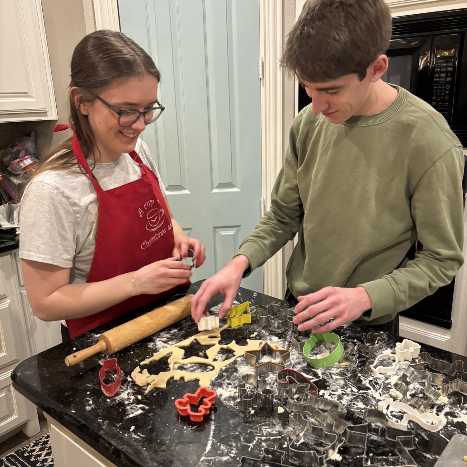 Sugar cookies on Christmas Eve