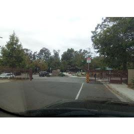 Entering the park through the gates you would be able to see the reception decorations