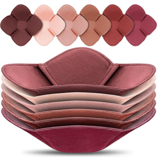 Boao 6 Pack Microwave Bowl Cozy Holder Safe Insulated Bowl Cozies Multipurpose Hot Heat Proof Soup Plate Holder to Prevent Hand from Heat and Maintain Food Warm(Color 3,Classic Style)