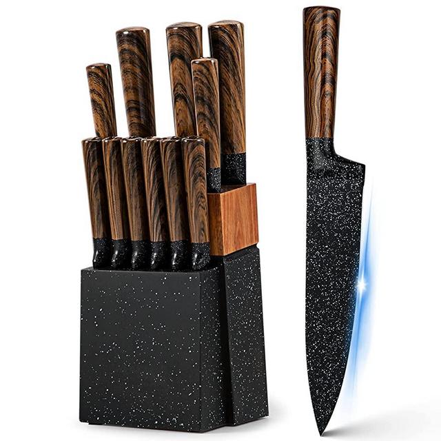 Utoplike In-Drawer Bamboo knife block, Drawer Knife Set Storage, Knife  Organizer and Holder with Slots for 16 Knives and 1 Sharpening Steel (Not