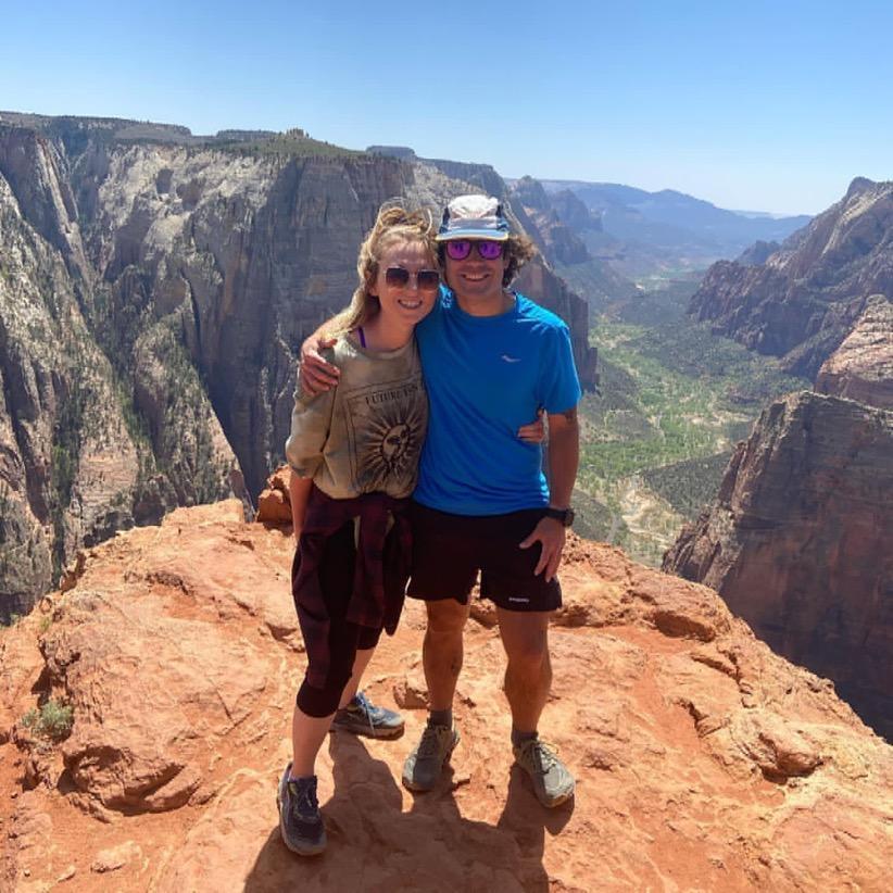 Our first hike as a newly engaged couple!