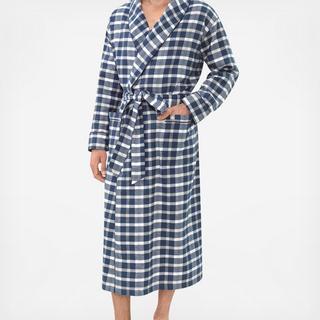 Men's Organic Flannel Robe