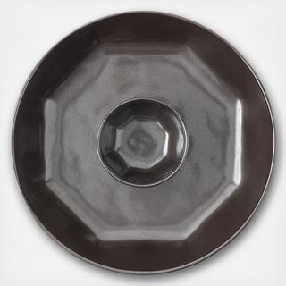 Pewter Stoneware Chip & Dip