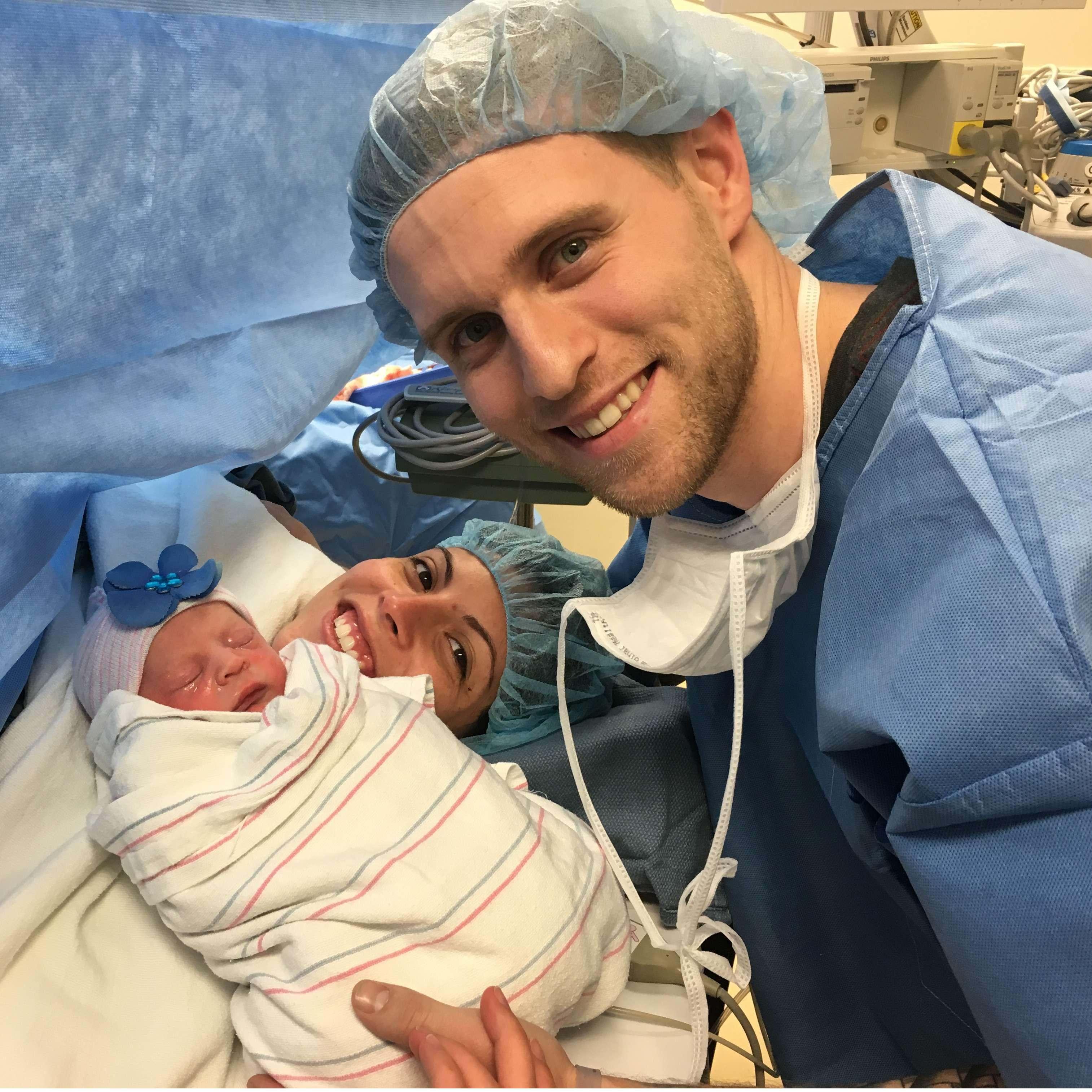 September 22, 2017 @ 5:08pm- Officially Mom & Dad to little Miss Hazel Rae Sinclair<3