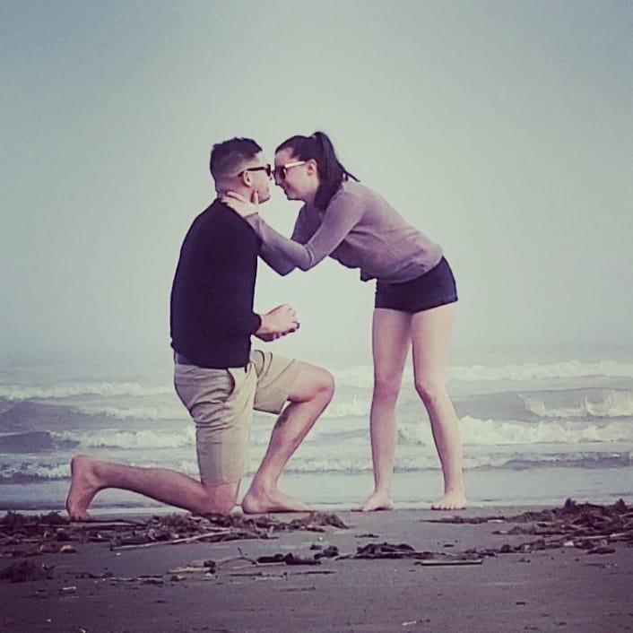 When Brandon prepared a whole speech. Got down on one knee....and forgot every word.