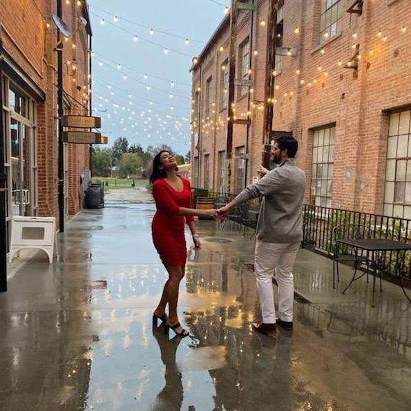 she said yes!