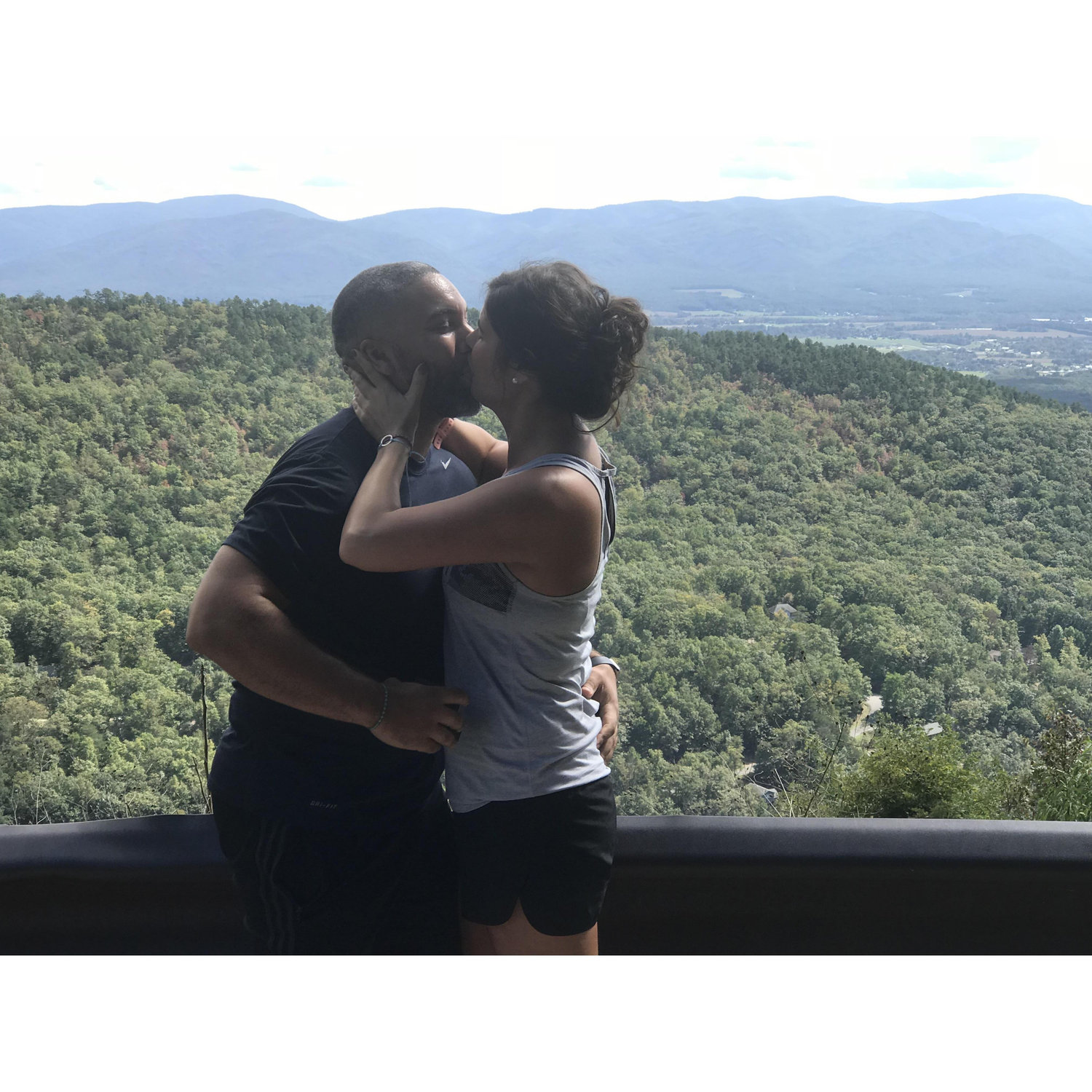 First kiss living that engaged life <3